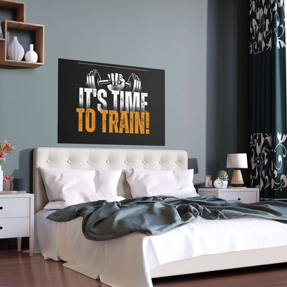 Conquer Any Space: Indoor and Outdoor Silk Posters – It's Time to Train