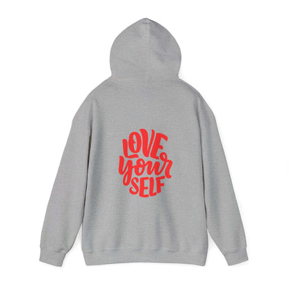 "Love Yourself: Cozy Comfort in Unisex Heavy Blend™ Hooded Sweatshirt"