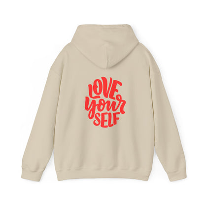 "Love Yourself: Cozy Comfort in Unisex Heavy Blend™ Hooded Sweatshirt"