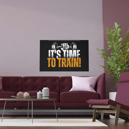 Conquer Any Space: Indoor and Outdoor Silk Posters – It's Time to Train