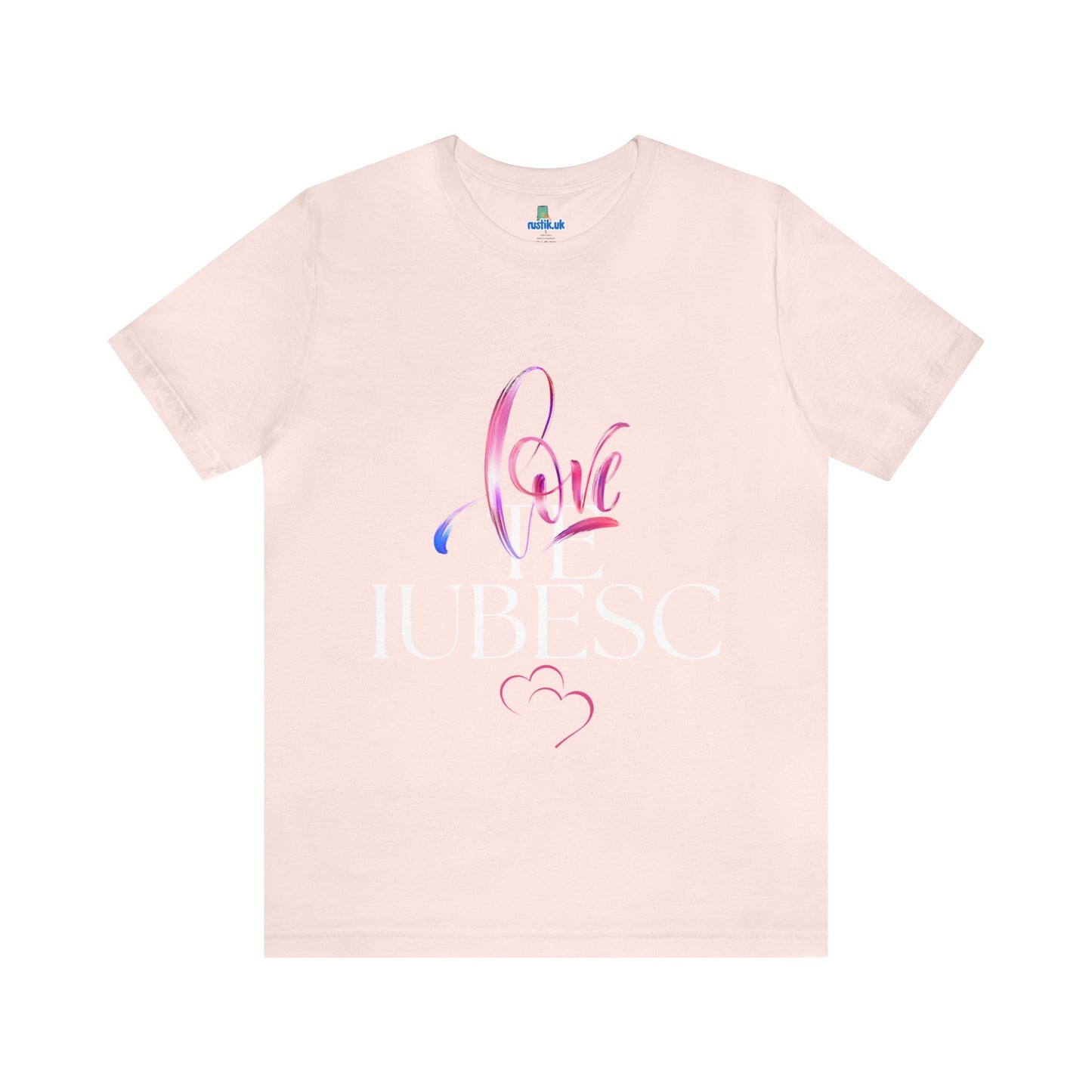 "Te Iubesc: Expressive Romanian Love Tee – Embrace Romance in Style"