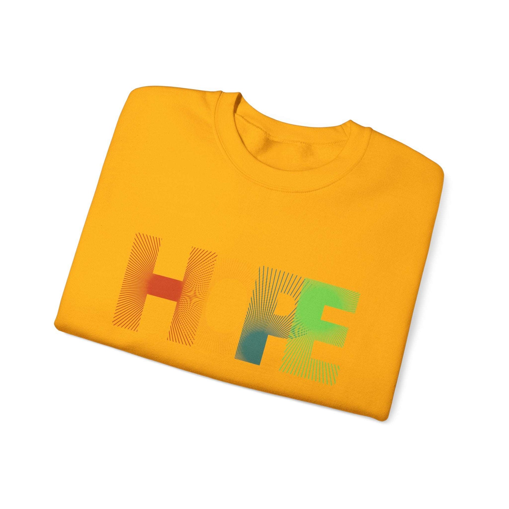 Hope Unisex Heavy Blend™ Crewneck Sweatshirt: Cozy Comfort with a Message