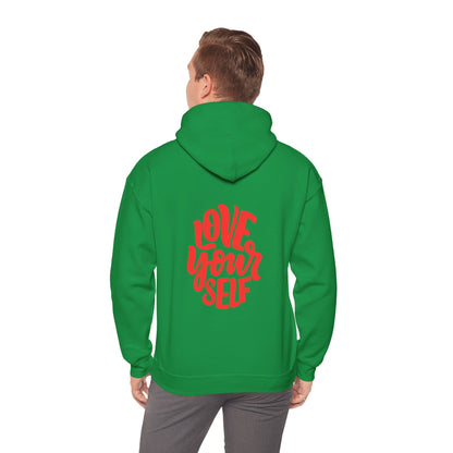 "Love Yourself: Cozy Comfort in Unisex Heavy Blend™ Hooded Sweatshirt"