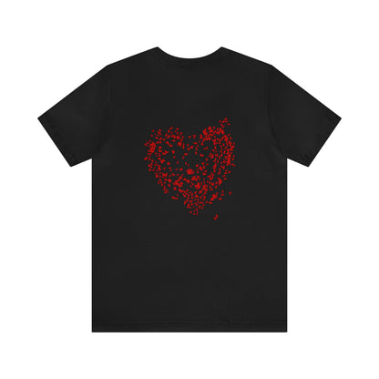 "Te Iubesc: Romanian Text Short Unisex Sleeve Tee – Wear Your Love Proudly"