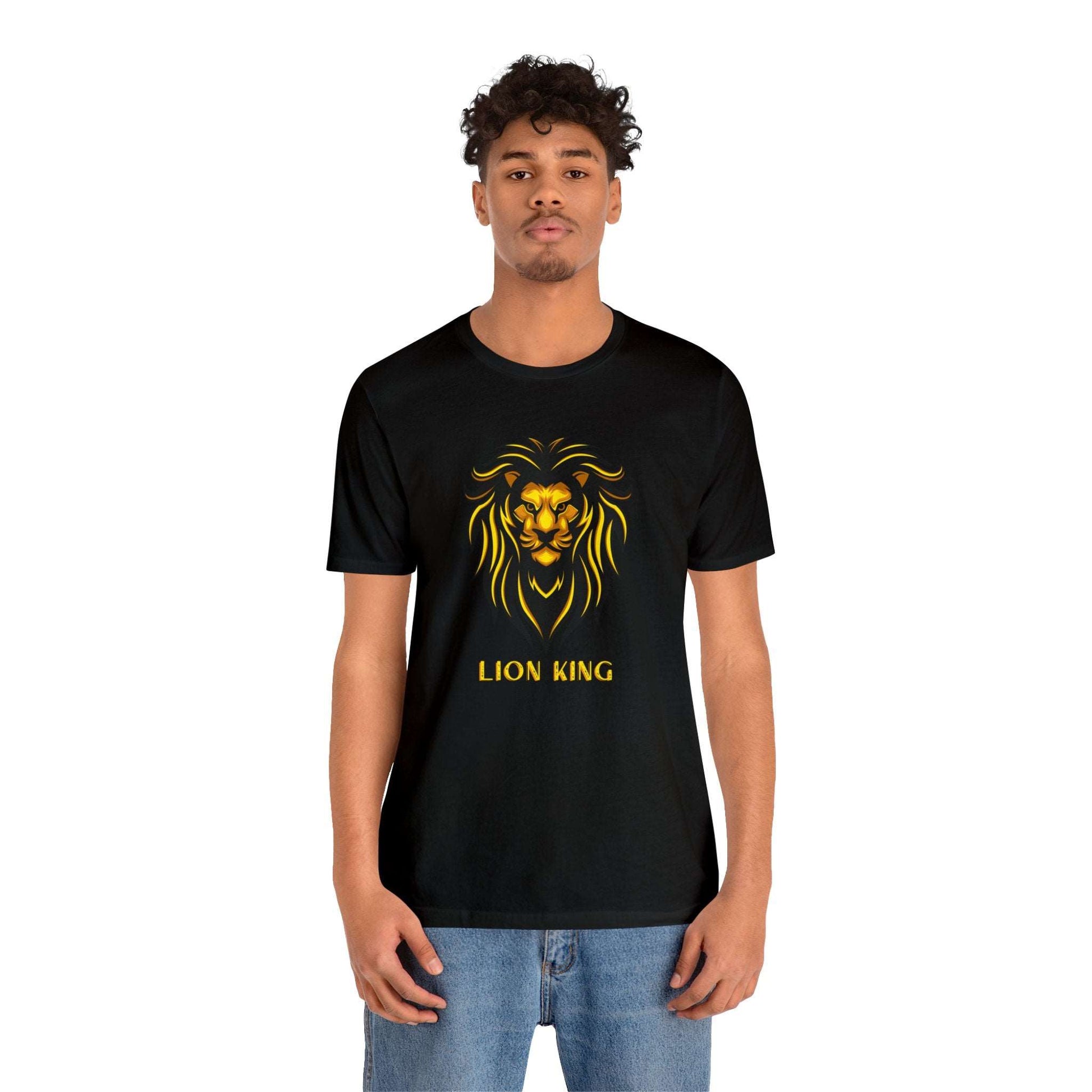 Roar in Style: LION KING Short Sleeve Tee – Unleash Majestic Fashion with Regal Comfort