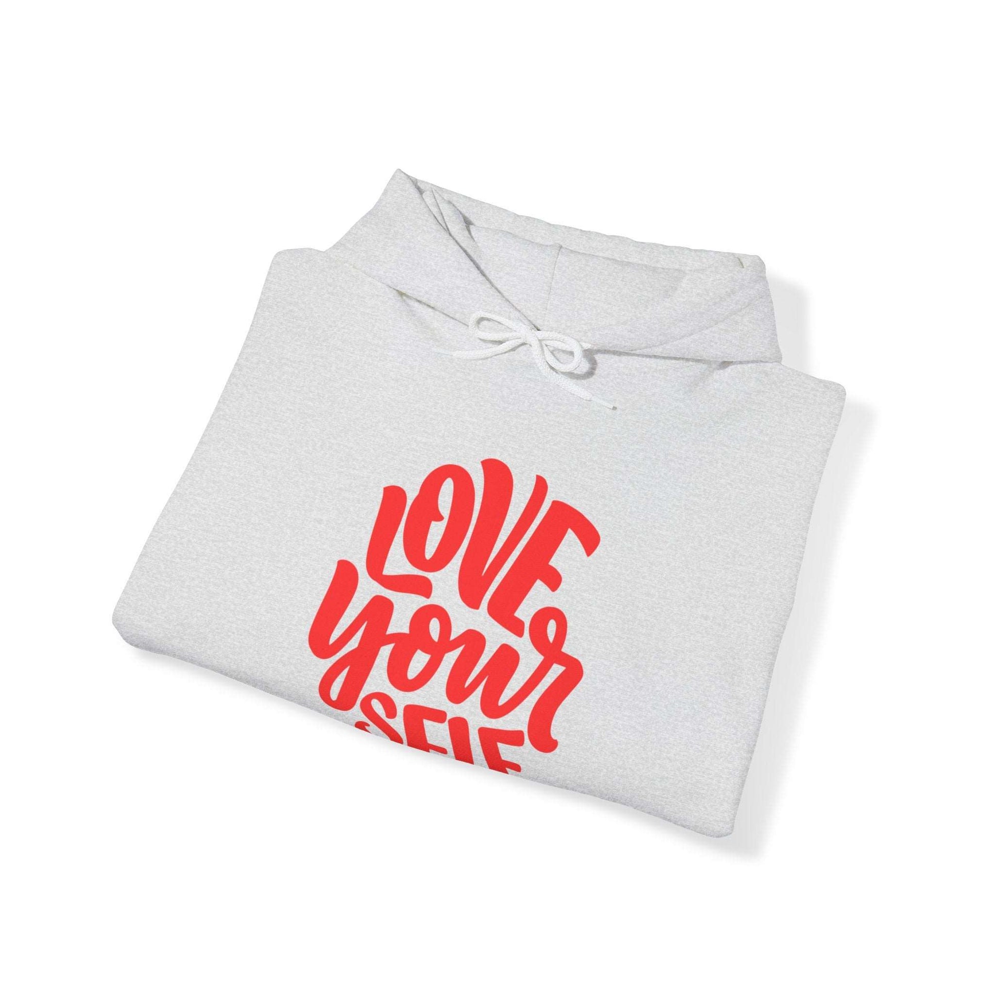 "Love Yourself: Cozy Comfort in Unisex Heavy Blend™ Hooded Sweatshirt"