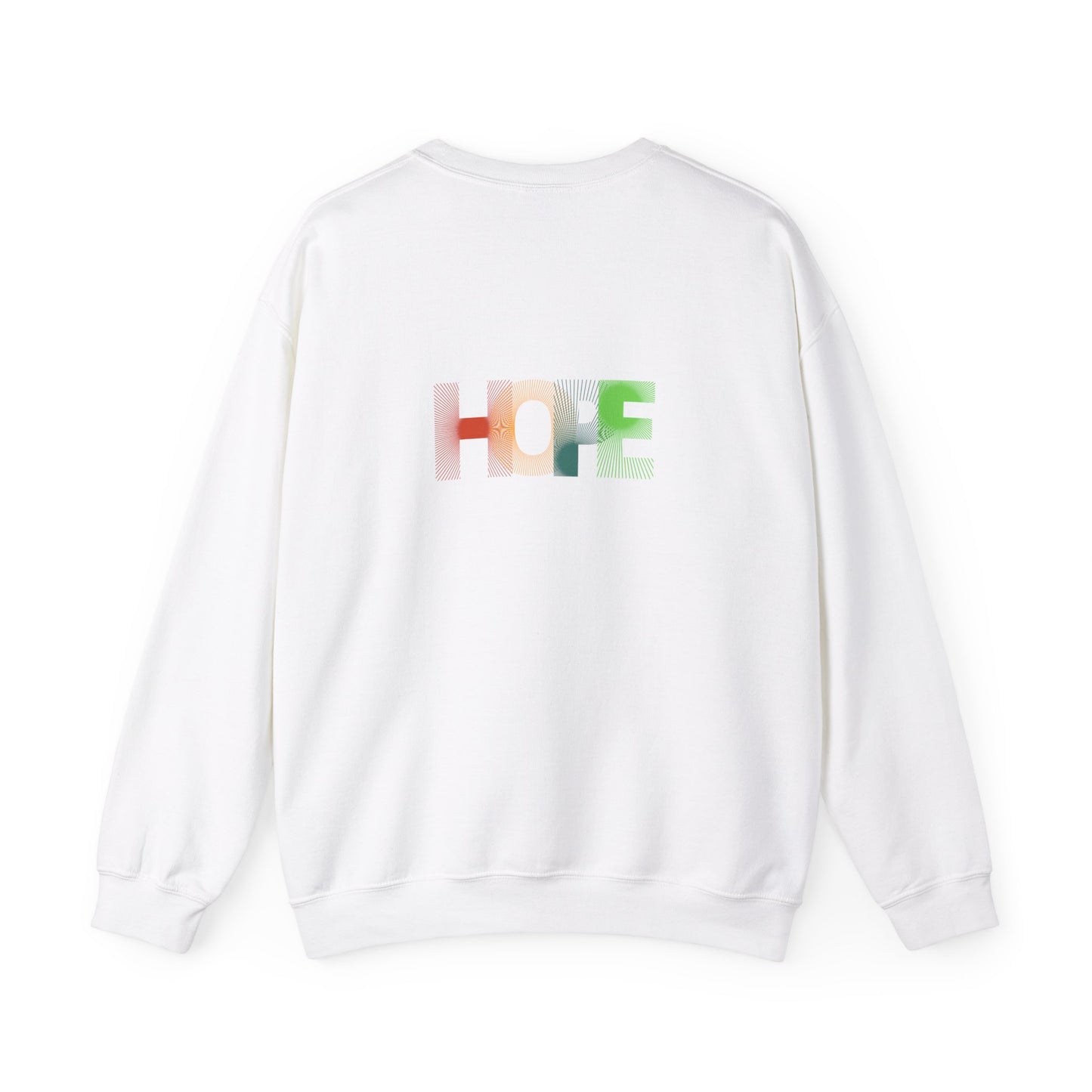 Hope Unisex Heavy Blend™ Crewneck Sweatshirt: Cozy Comfort with a Message