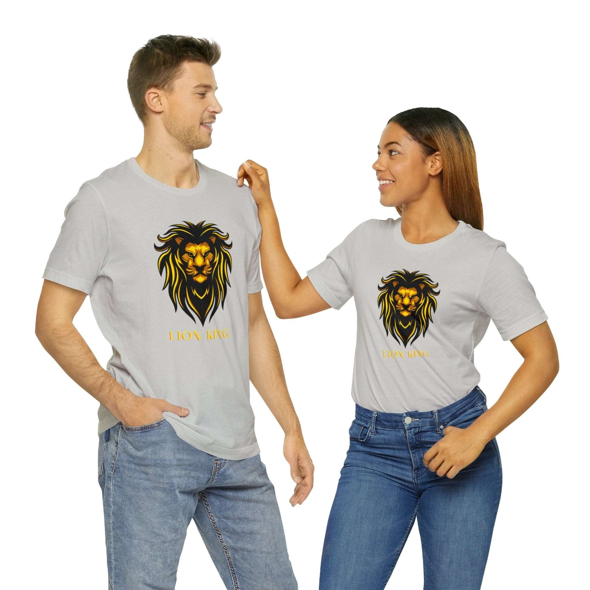 Roar in Style: LION KING Short Sleeve Tee – Unleash Majestic Fashion with Regal Comfort