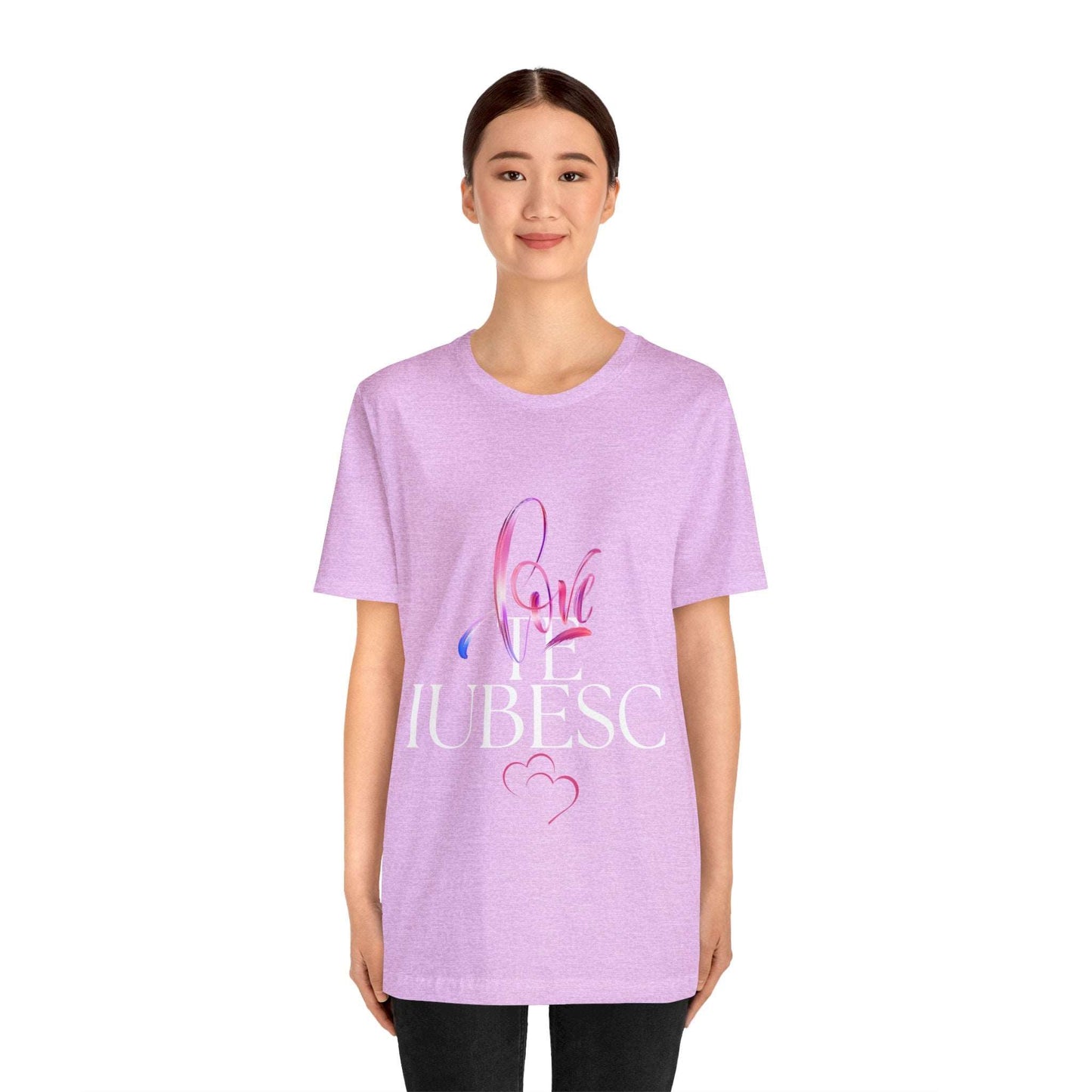 "Te Iubesc: Expressive Romanian Love Tee – Embrace Romance in Style"