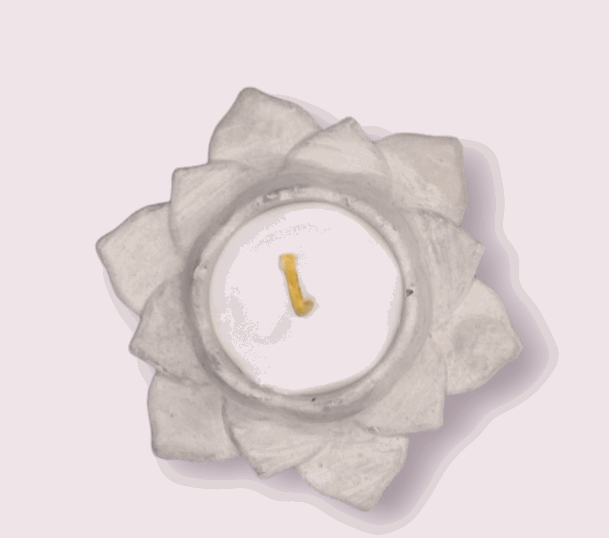 Opulent Rose Bliss: Handcrafted Luxury Concrete Candle with Honey Wax Wick for a High-Quality, Soft Burn Experience