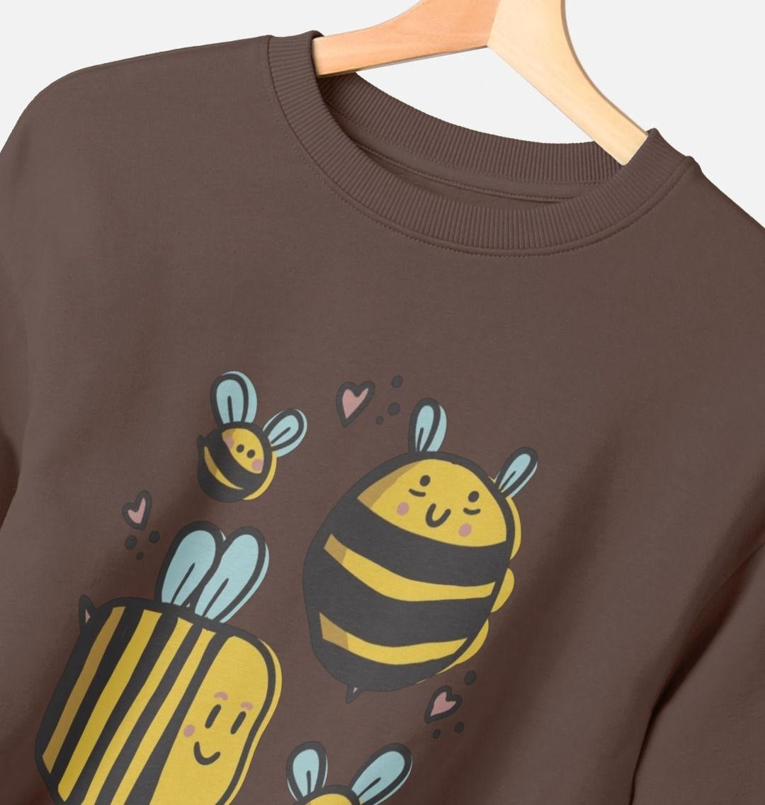 Buzzing Elegance Oversized Honey Bee Ladies Jumper