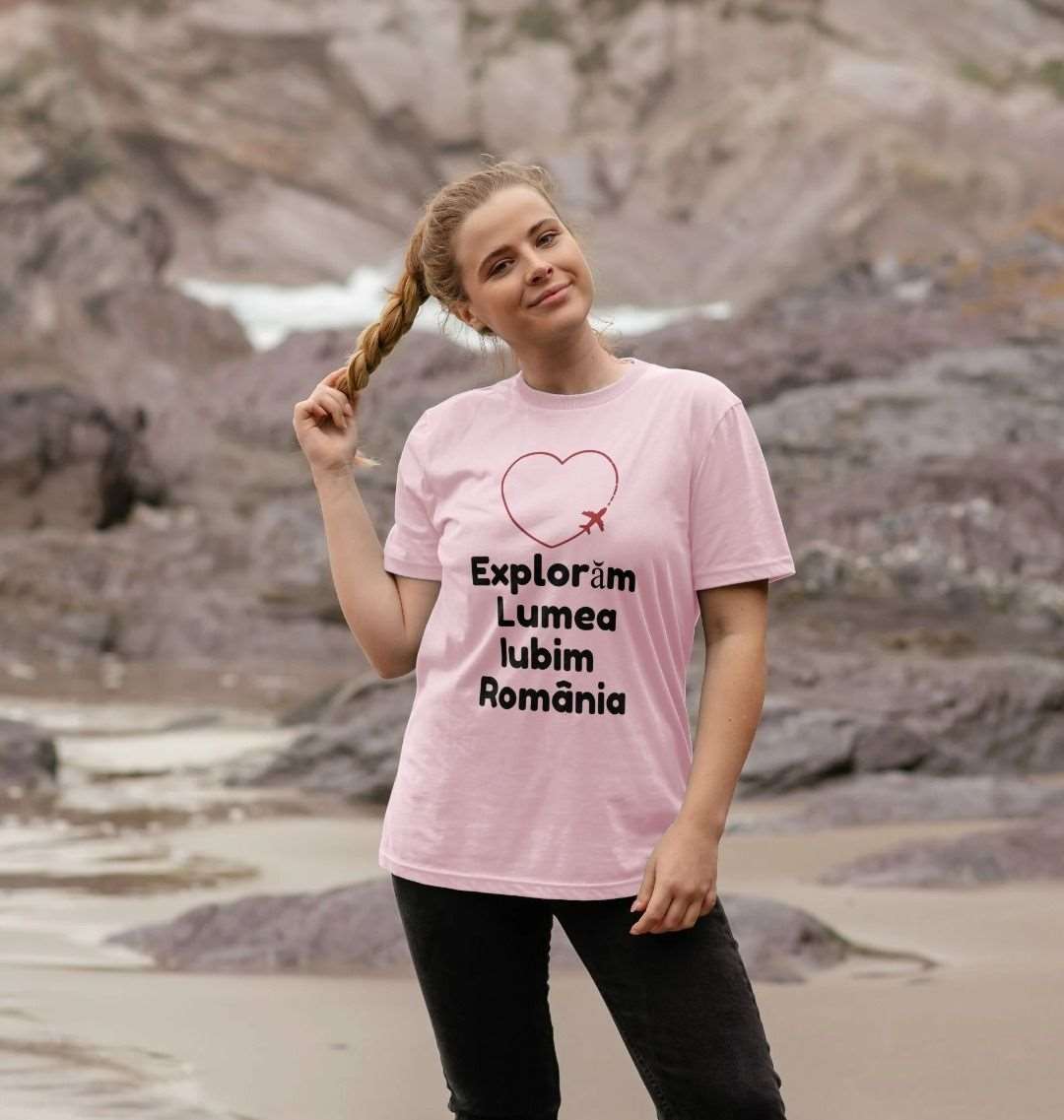 Exploring the World, Loving Romania Unisex Tee - Proud Romaminian