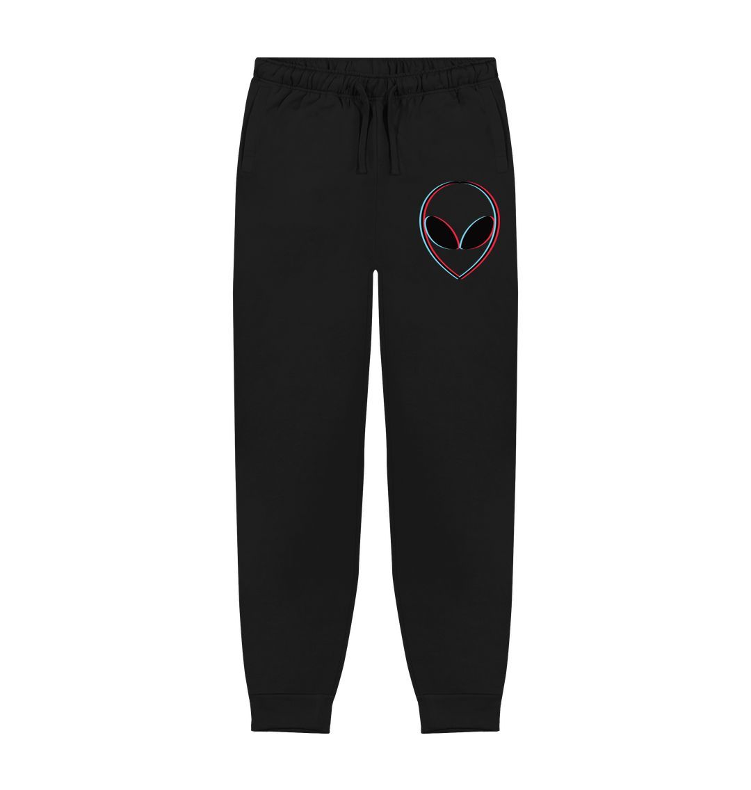 Black Extraterrestrial Elegance Men's Trousers