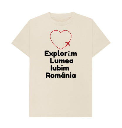 Oat Exploring the World, Loving Romania Unisex Tee - Proud Romaminian