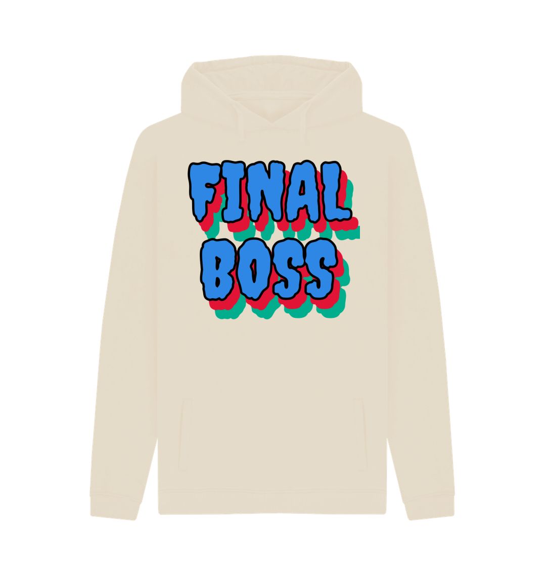 Oat Final Boss Men Hoodie: Conquer Cold Weather in Style