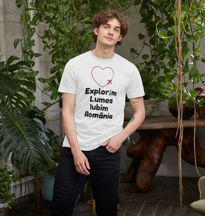 Exploring the World, Loving Romania Unisex Tee - Proud Romaminian