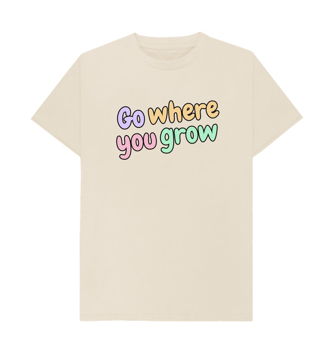 Oat Go Where You Grow Unisex Basic Tee: Embrace the Journey