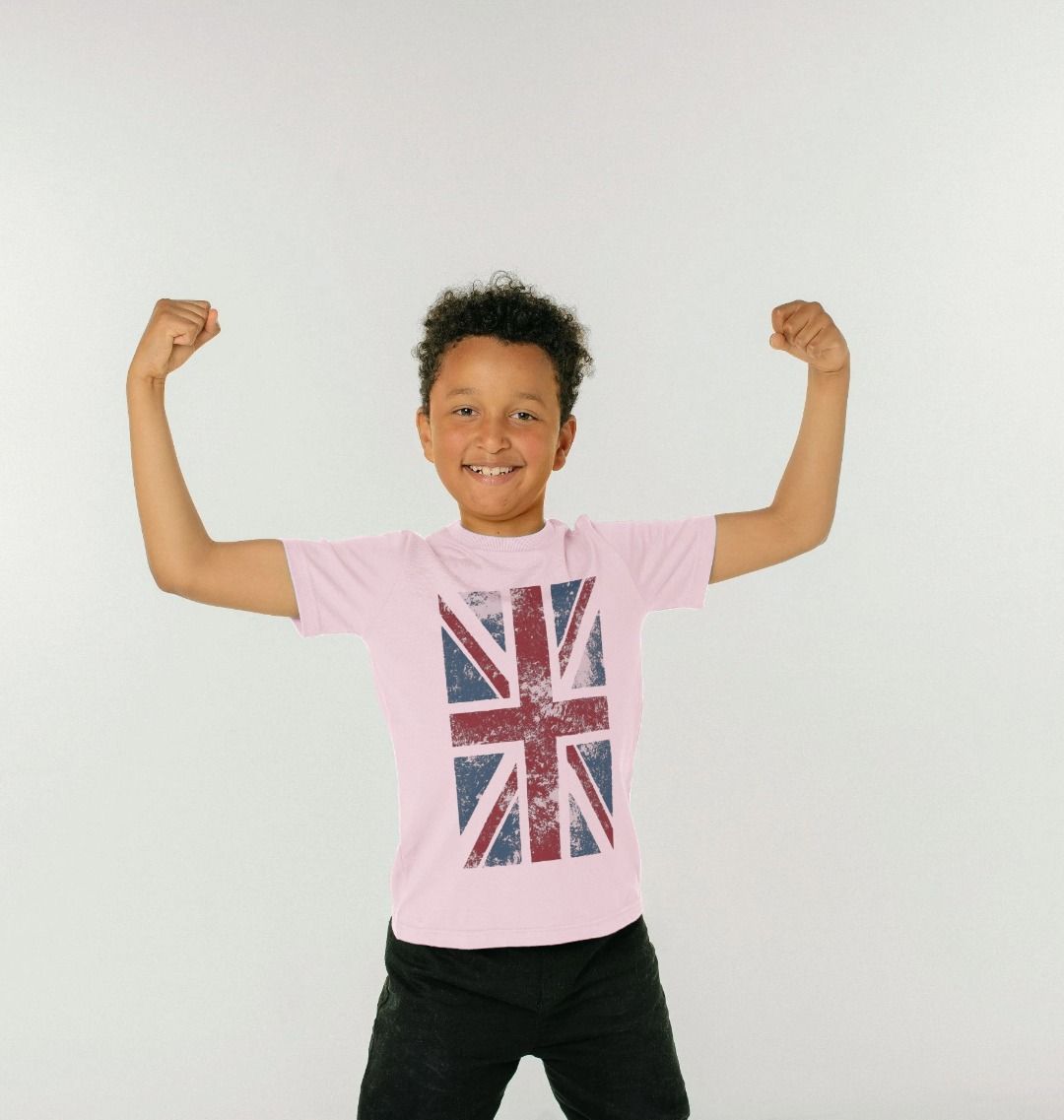 British Flag Kids Tee: Little Patriot in the Making