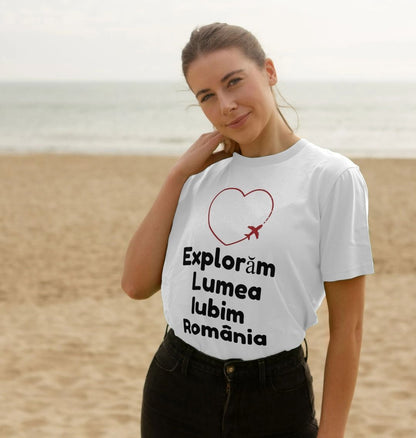 Exploring the World, Loving Romania Unisex Tee - Proud Romaminian