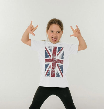 British Flag Kids Tee: Little Patriot in the Making