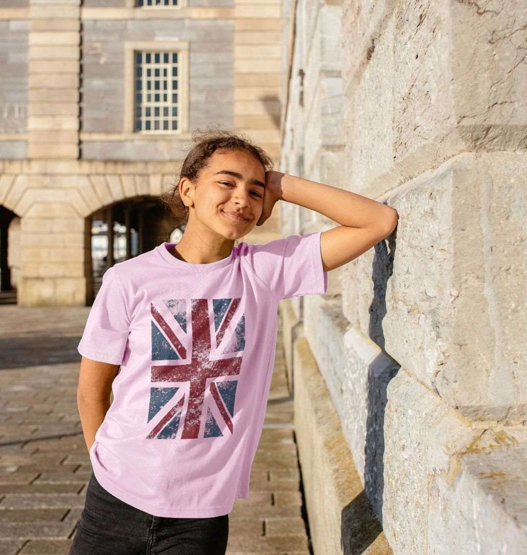 British Flag Kids Tee: Little Patriot in the Making