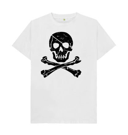 White Men's Basic Danger Sign T-Shirt: A Bold Statement of Style and Attitude